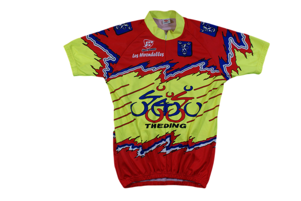 Maillot vélo vintage Bergamo Les Hirondelles