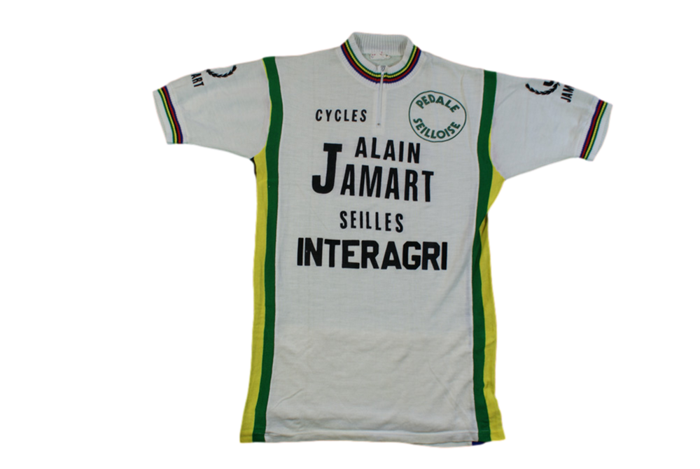 Maillot vélo vintage Decca Alain Jamart Pédale Seilloise
