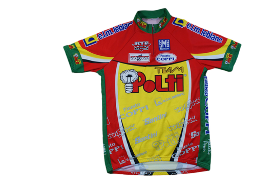 Maillot cyclisme vintage Santini Polti Colpack RTL