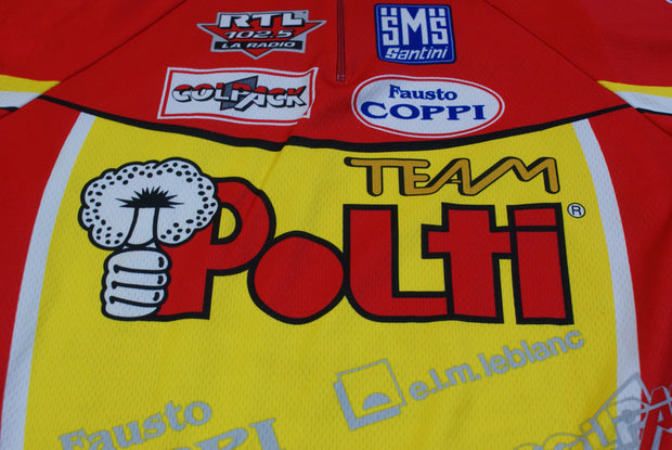 Maillot cyclisme vintage Santini Polti Colpack RTL