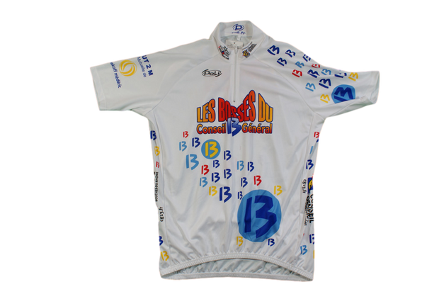 Maillot cyclisme vintage Poli Les bosses du conseil général