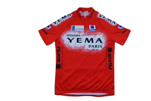 Maillot vélo vintage Sportful Montres Yema Tour du Doubs