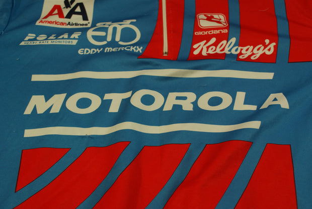 Maillot cyclisme vintage Giordana Motorola Eddy Merckx Kellogg's American Airlines