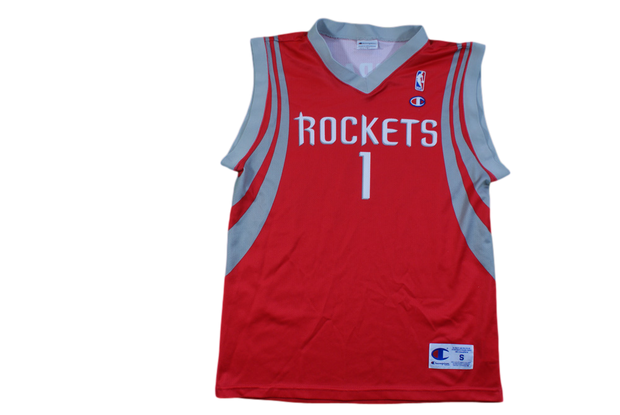 Maillot basket vintage Rockets Houston N°1 McGrady NBA