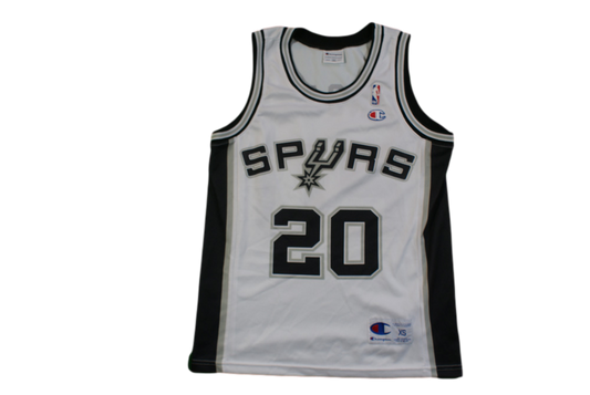 Maillot basket vintage Spurs San Antonio N°20 Ginobili enfant NBA