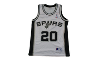 Maillot basket vintage Spurs San Antonio N°20 Ginobili enfant NBA