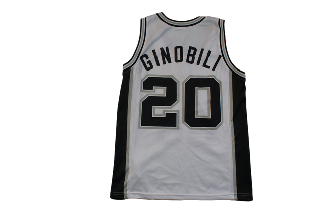 Maillot basket vintage Spurs San Antonio N°20 Ginobili enfant NBA