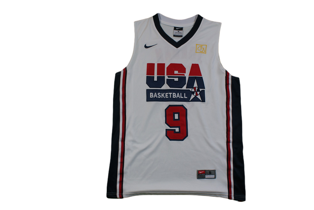 Maillot basket rétro USA N°9 Jordan