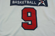 Maillot basket rétro USA N°9 Jordan