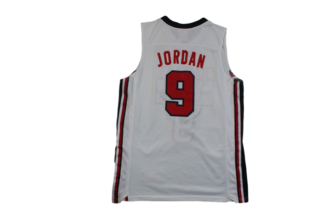 Maillot basket rétro USA N°9 Jordan