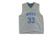 Maillot basket vintage West N°33