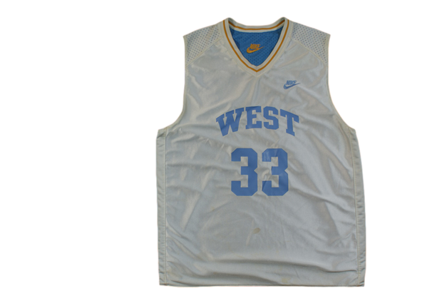 Maillot basket vintage West N°33