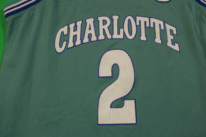 Maillot basket rétro Hornets Charlotte N°2 Johnson enfant NBA