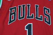 Maillot basket rétro Bulls Chicago N°1 Rose enfant NBA