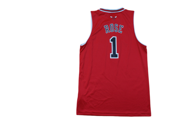 Maillot basket rétro Bulls Chicago N°1 Rose enfant NBA