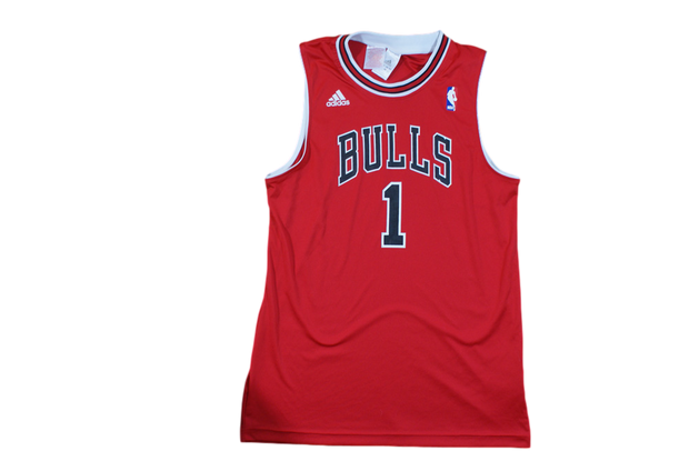 Maillot basket rétro Bulls Chicago N°1 Rose NBA