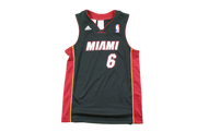 Maillot basket rétro Heat Miami N°6 James enfant NBA