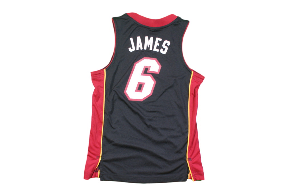 Maillot basket rétro Heat Miami N°6 James enfant NBA