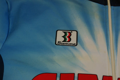Veste cyclisme vintage Biemme Playbus Gewiss Bianchi