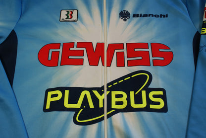 Veste cyclisme vintage Biemme Playbus Gewiss Bianchi