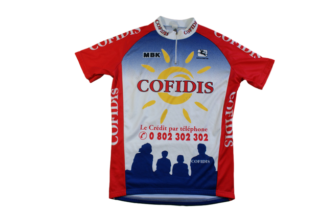 Maillot vélo rétro Cofidis Giordana MBK