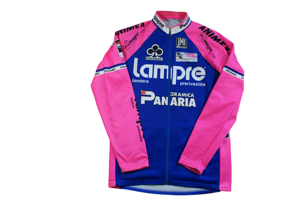 Veste cyclisme vintage Lampre Colango Santini