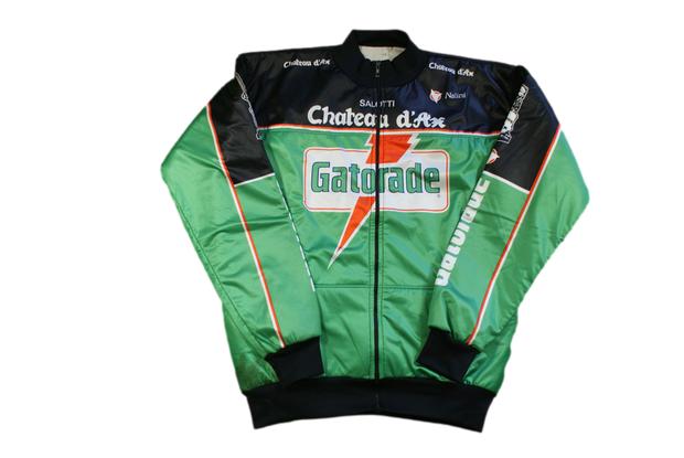 Veste vélo vintage Nalino Chateau d'Ax Gatorade