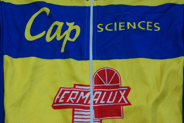 Maillot vélo vintage Vermarc Quevrain Fernelmont