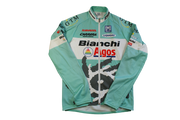 Veste cyclisme vintage Santini Bianchi