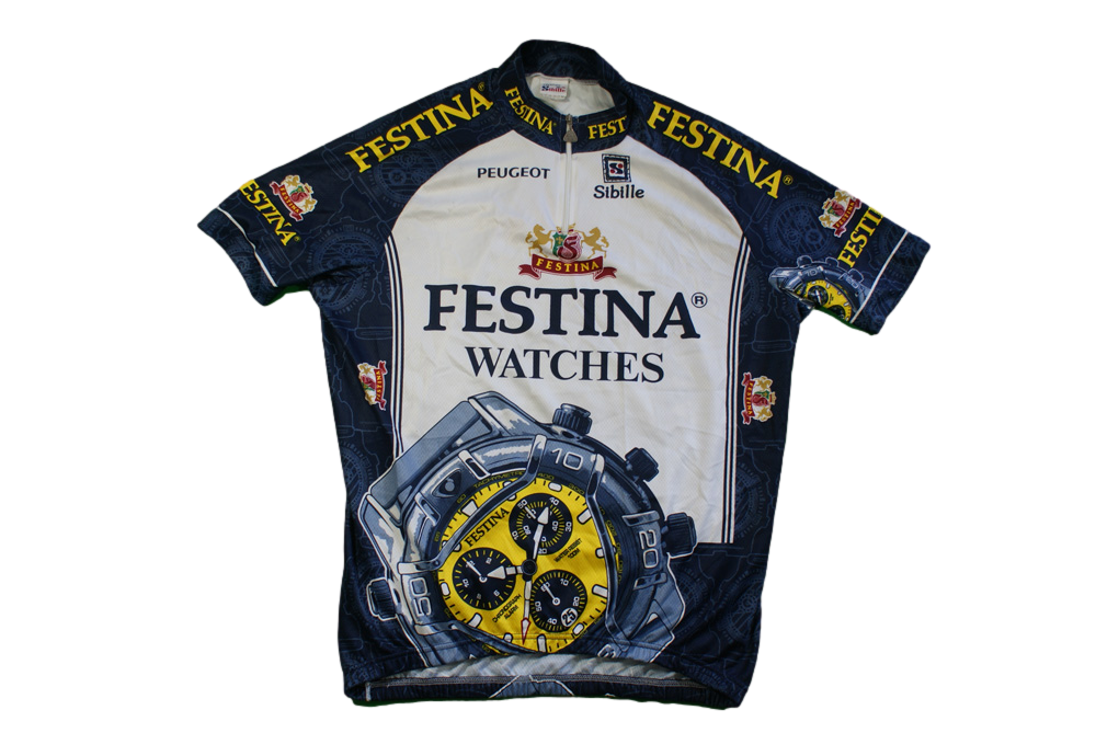Maillot manches courtes français Festina pro 1995, taille XXXL - Canada