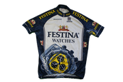 Maillot cyclisme vintage Sibille Festina Peugeot