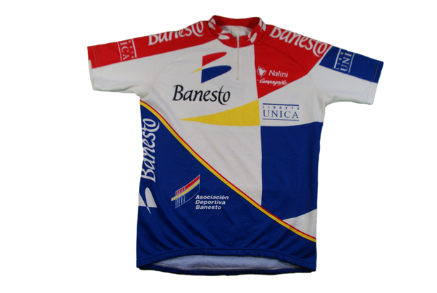 Maillot vélo rétro Banesto Nalini Campagnolo