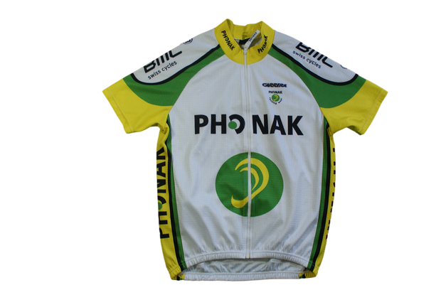 Maillot vélo rétro Phonak Carrera