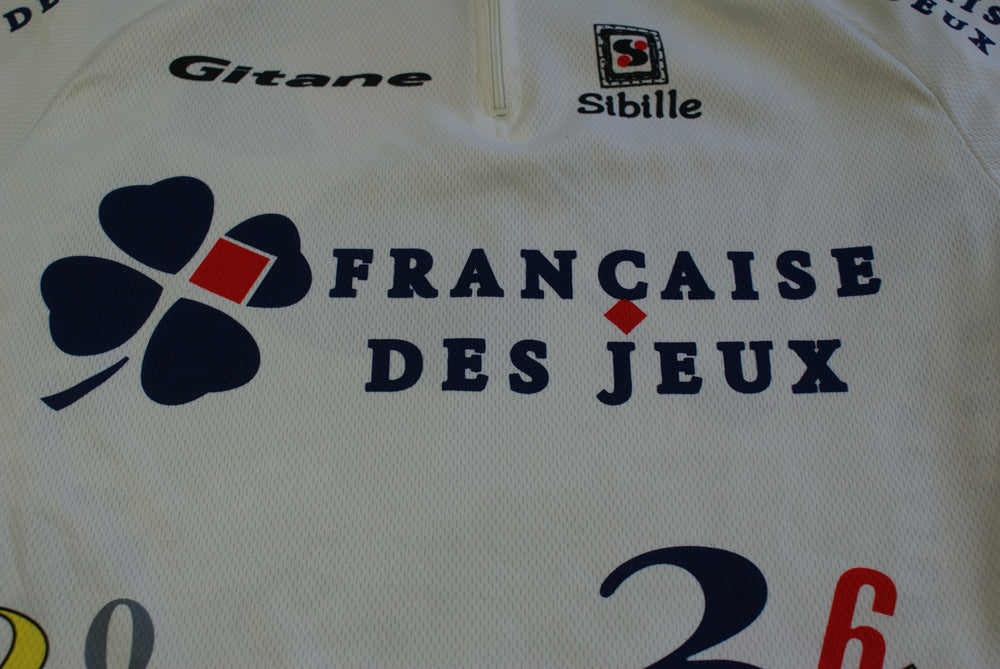 Maillot cycliste Française des Jeux 1998 FDJ Cycling Coolmax Gitane Sibille - 7 | eBay