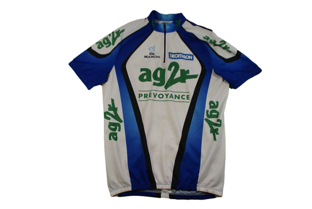 Maillot vélo rétro AG2R De Marchi Decathlon