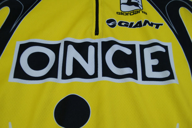 Maillot vélo rétro Giordana Once Giant Maillot vélo rétro Giordana Once Giant