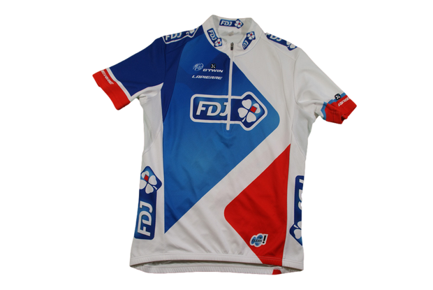 Maillot cyclisme vintage Lapierre UCI b'Twin Française des jeux