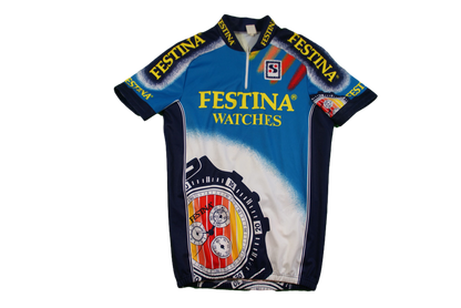Maillot vélo rétro Festina Sibille