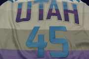 Maillot basket rétro Jazz Utah N°45 Mitchell NBA