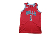 Maillot basket rétro Bulls Chicago N°1 Rose enfant NBA