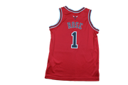 Maillot basket rétro Bulls Chicago N°1 Rose enfant NBA