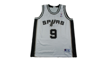 Maillot basket rétro Spurs San Antonio N°9 Parker NBA