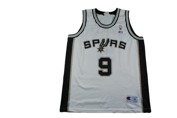 Maillot basket rétro Spurs San Antonio N°9 Parker NBA