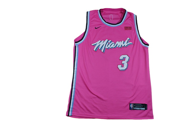 Maillot basket rétro Heat Miami N°3 Wade NBA