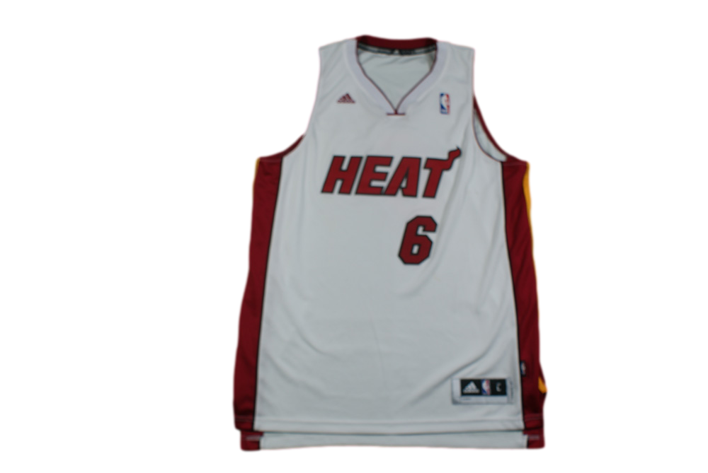 Maillot basket vintage Heat Miami N°6 King James NBA