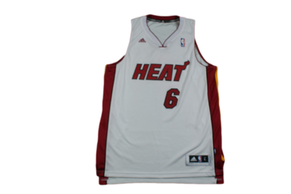 Maillot basket vintage Heat Miami N°6 King James NBA