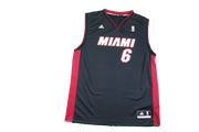 Maillot basket rétro Heat Miami N°6 James NBA