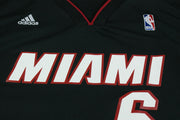 Maillot basket rétro Heat Miami N°6 James NBA