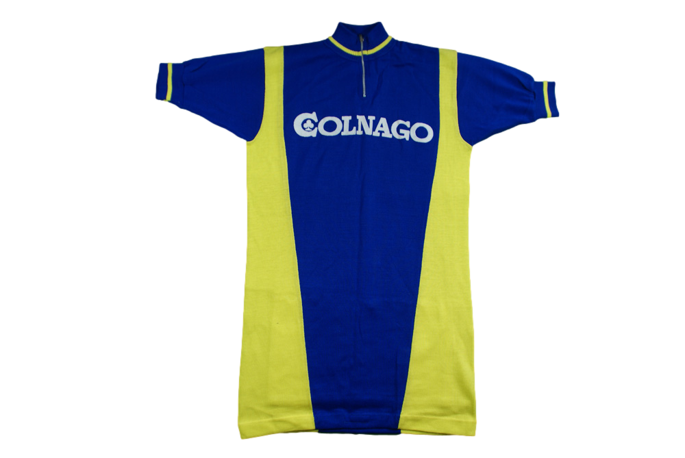 Maillot cyclisme vintage retro 80s taille L large velo Colnago très bon Maillot cyclisme vintage retro 80s taille L large velo Colnago très bon