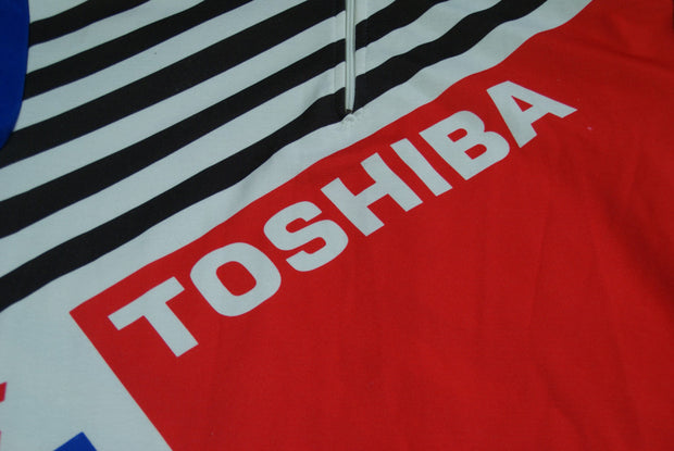 Maillot cyclisme vintage Toshiba